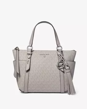 Серая сумка через плечо Sullivan с логотипами Michael Michael Kors, серый