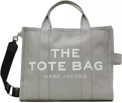 Серая сумка-тоут «The Canvas Medium» Marc Jacobs, Wolf Grey