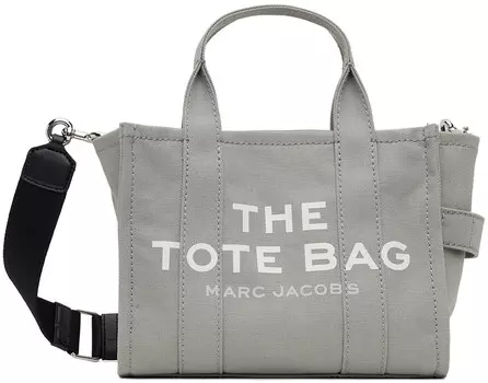 Серая сумка-тоут «The Canvas Small» Marc Jacobs, Wolf grey