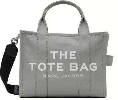 Серая сумка-тоут «The Canvas Small» Marc Jacobs, Wolf Grey