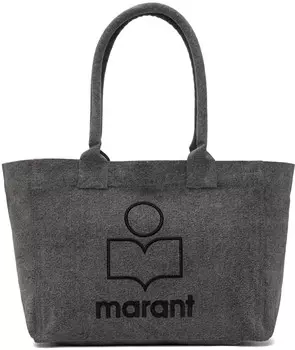 Серая сумка-тоут Yenky Zip Isabel Marant