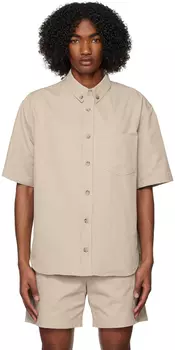 Серая свободная рубашка Han Kjobenhavn