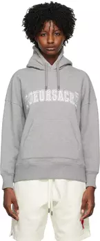 Серая толстовка AMI Alexandre Mattiussi C?ur Sacre