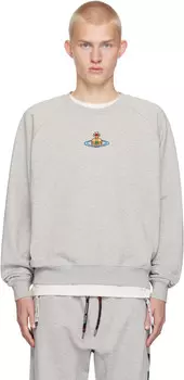 Серая толстовка реглан Vivienne Westwood