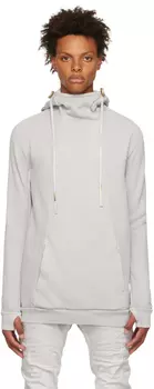 Серая толстовка с капюшоном 2 Boris Bidjan Saberi