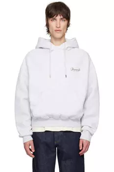 Серая толстовка с капюшоном «The Corto» JACQUEMUS