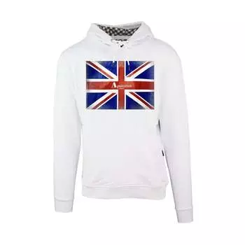 Серая толстовка с логотипом Union Jack Aquascutum, серый