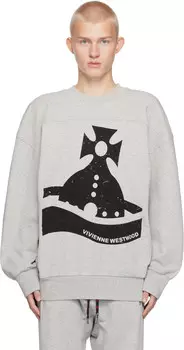 Серая толстовка Sander Vivienne Westwood