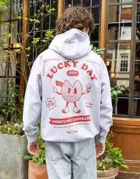 Серая толстовка унисекс Lucky Day Fortune Cookie Batch1