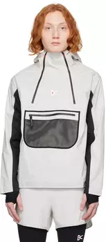 Серая трехслойная куртка из ракушки Vassa District Vision