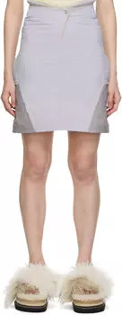 Серая юбка-миди со вставками Hyein Seo