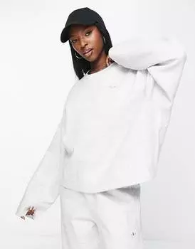 Серая укороченная толстовка adidas Originals Premium Essentials