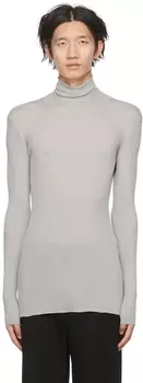 Серая водолазка из натуральной шерсти GAUCHERE