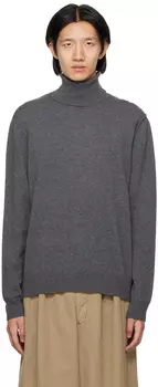 Серая водолазка с открытыми швами Maison Margiela