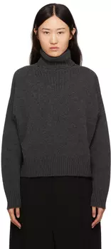 Серая водолазка с заниженными плечами Filippa K