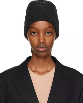 Серая вязаная шапка Filippa K