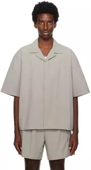 Серая жатая рубашка Seventh