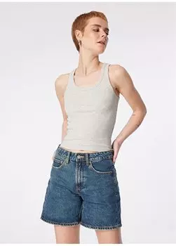 Серая женская футболка с U-образным вырезом L241615036-Футболка без рукавов Lee, серый