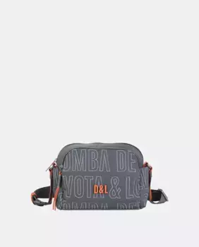 Серая женская сумка через плечо Border Devota & Lomba