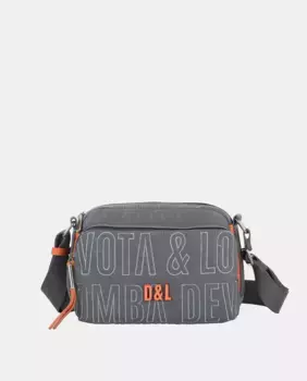 Серая женская сумка через плечо Border Devota & Lomba