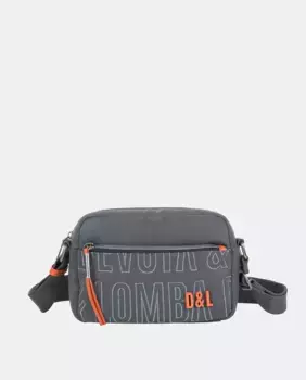 Серая женская сумка через плечо Border Devota & Lomba