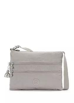 Серая женская сумка через плечо Kipling