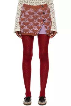 Сердечки на мини-юбке Marco Rambaldi, мультиколор