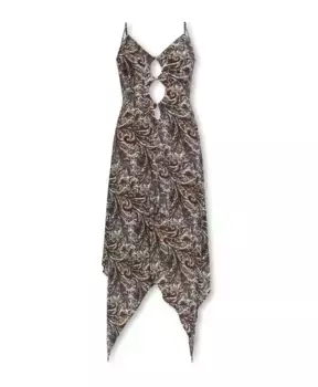 Сердоликовое платье Ixiah, мультиколор