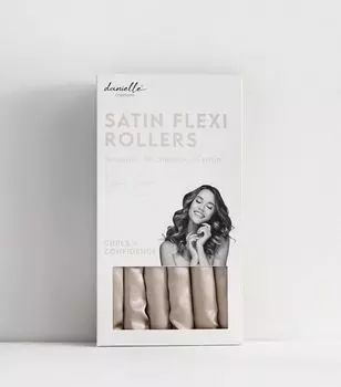 Серебристо-розовые термостойкие бигуди Danielle Creations для волос Danielle Creations, пастельно-розовый