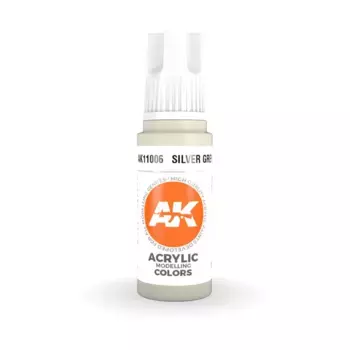 Серебристо-серый (17 мл), 3rd Gen Acrylic - Blacks, Whites & Greys