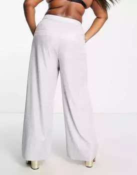 Серебристые брючные костюмы с блестящим люрексом Frolic Plus The Frolic Plus