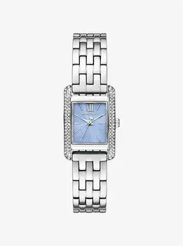 Серебристые часы Mini Monroe с паве Michael Kors, серебряный