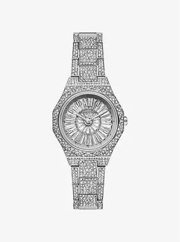 Серебристые часы Mini Raquel Pav Michael Kors, серебряный