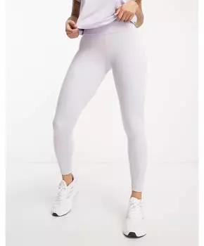 Серебристые леггинсы adidas Training Yoga Essentials adidas performance