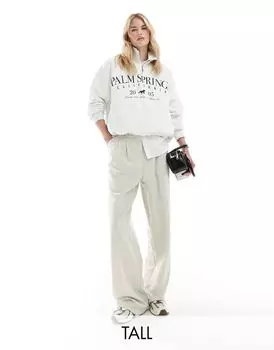 Серебристые широкие брюки для папы Vero Moda