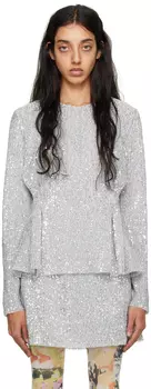 Серебряная блузка Stine Goya