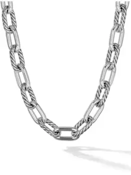 Серебряная цепочка на шею DY Madison (13.5 мм) David Yurman, серебяный