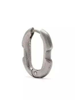 Серебряная единичная серьга Deco Parts of Four, серебряный