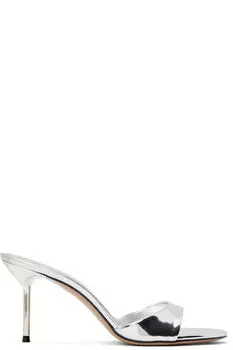 Серебряная Лидия 70 Мюли Paris Texas