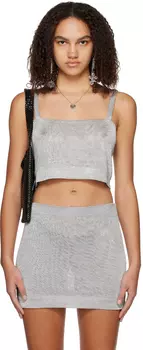 Серебряная майка из тяжелого металла THIRD FORM