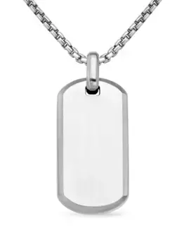 Серебряная подвеска Chevron (35 мм) David Yurman, серебяный