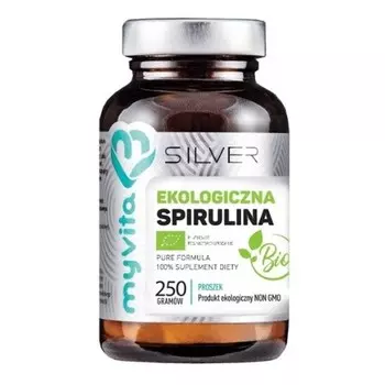 Серебряная спирулина органическая 250 грамм Myvita