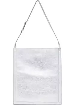 Серебряная сумка Beckett Bally