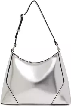 Серебряная сумка Линда Staud