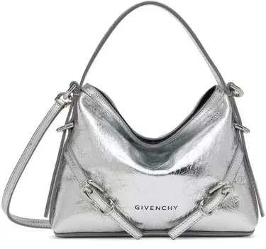 Серебряная сумка Nano Voyou Givenchy