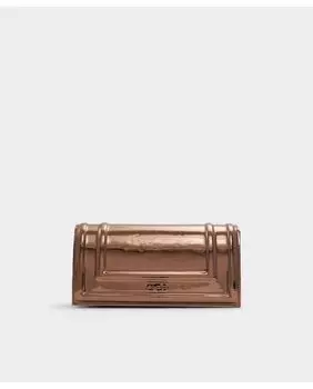 Серебряная сумочка с магнитной застежкой Aldo, золотой