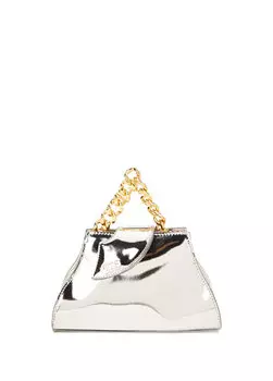 Серебряная женская сумка comma Gcds