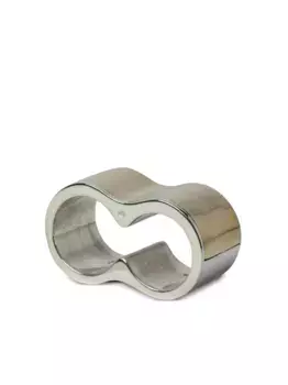 Серебряное кольцо Contour Double Parts of Four, серебяный