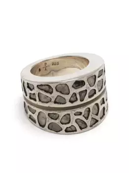 Серебряное кольцо с бриллиантами Parts of Four, серебяный