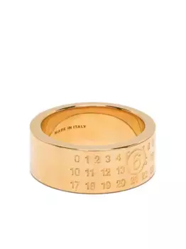 Серебряное кольцо с гравировкой MM6 Maison Margiela